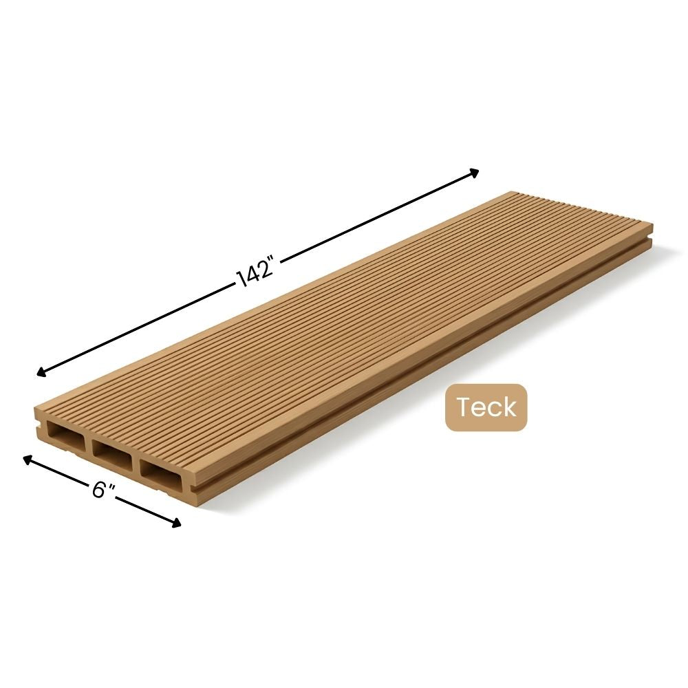 Planches de patio en composite – beauté du bois, performance sans compromis