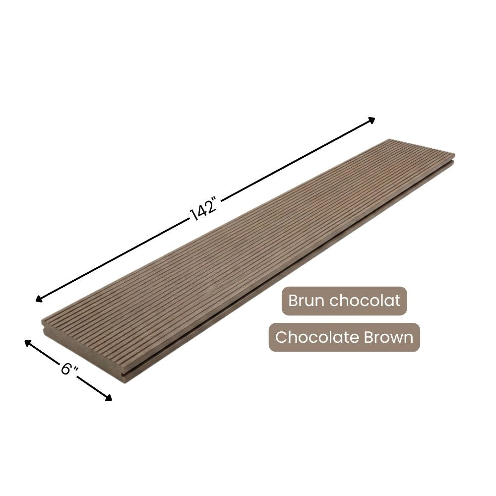 Planches de patio en composite – beauté du bois, performance sans compromis