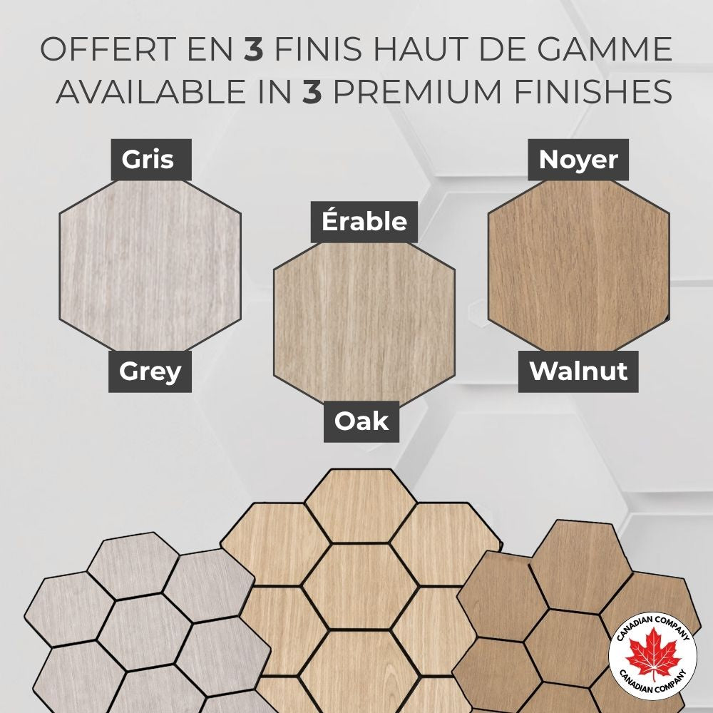 PANNEAUX ACOUSTIQUE HEXAGONES