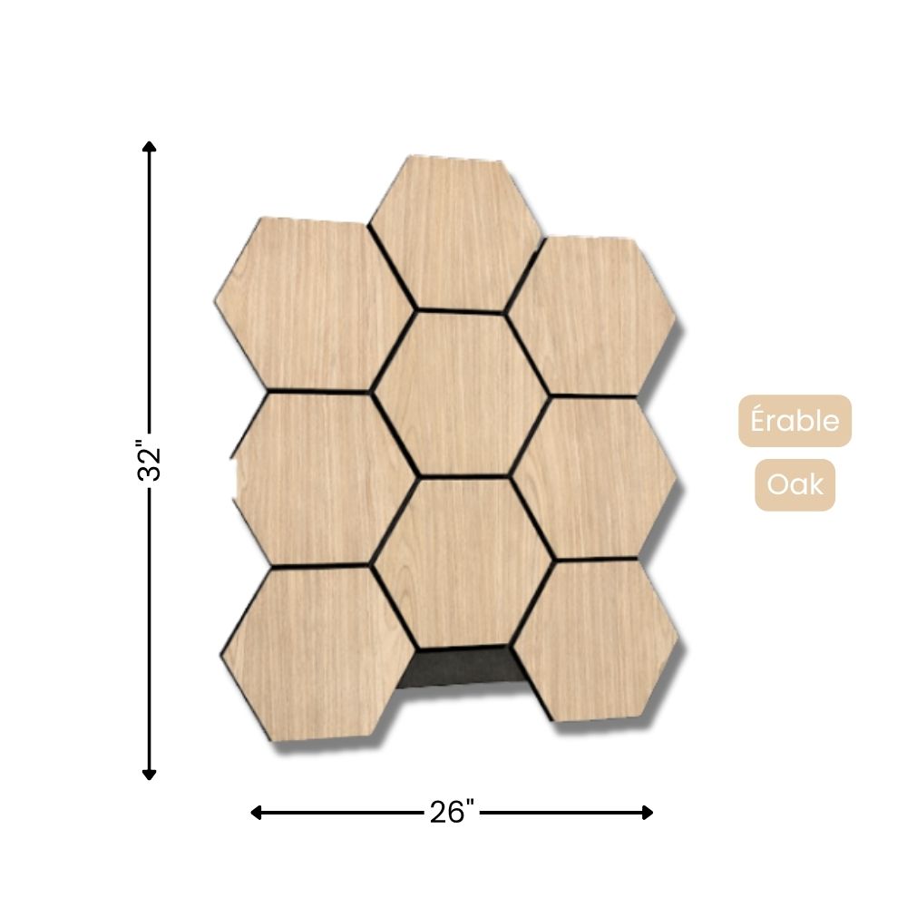 PANNEAUX ACOUSTIQUE HEXAGONES
