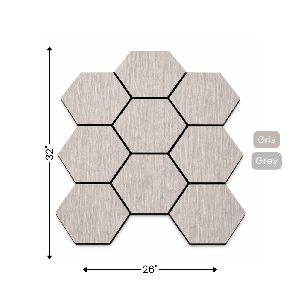 PANNEAUX ACOUSTIQUE HEXAGONES