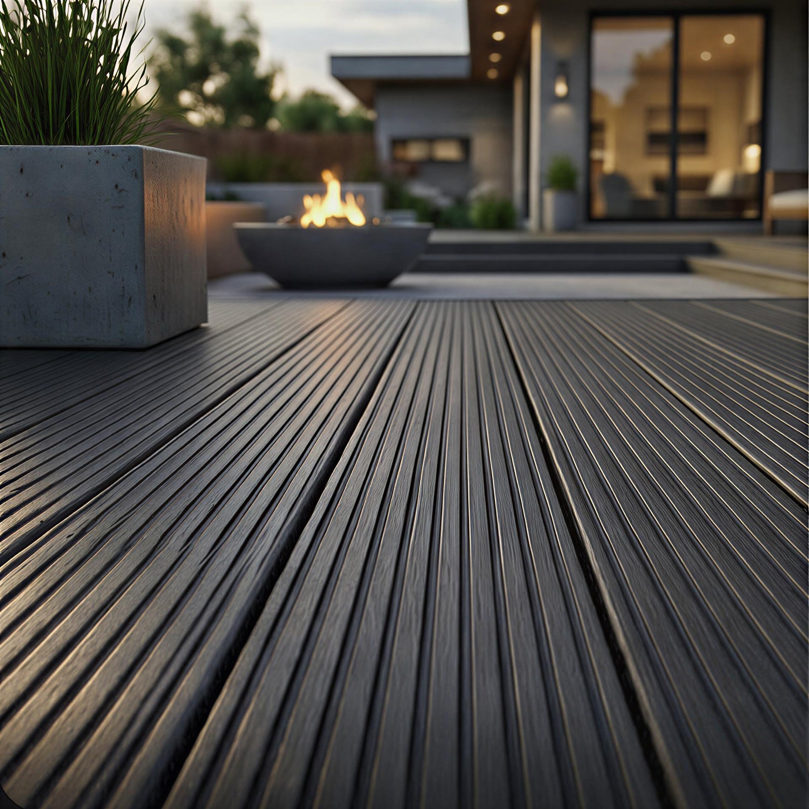 Planches de patio en composite – beauté du bois, performance sans compromis